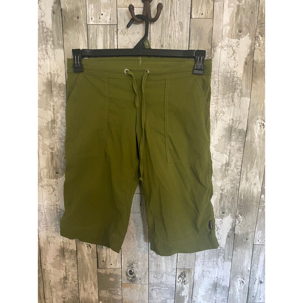 prAna green bermuda shorts XS